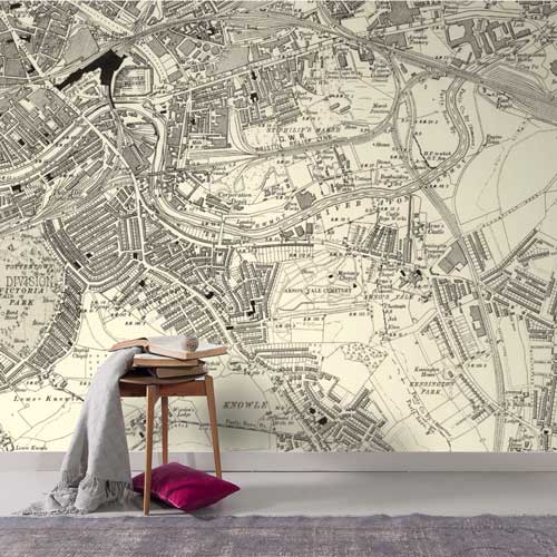 Historic OS Six-Inch to the Mile Map Wallpaper