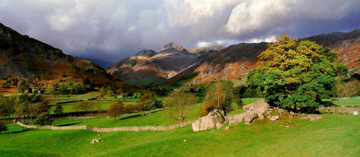 Great Langdale and Langdale Pikes