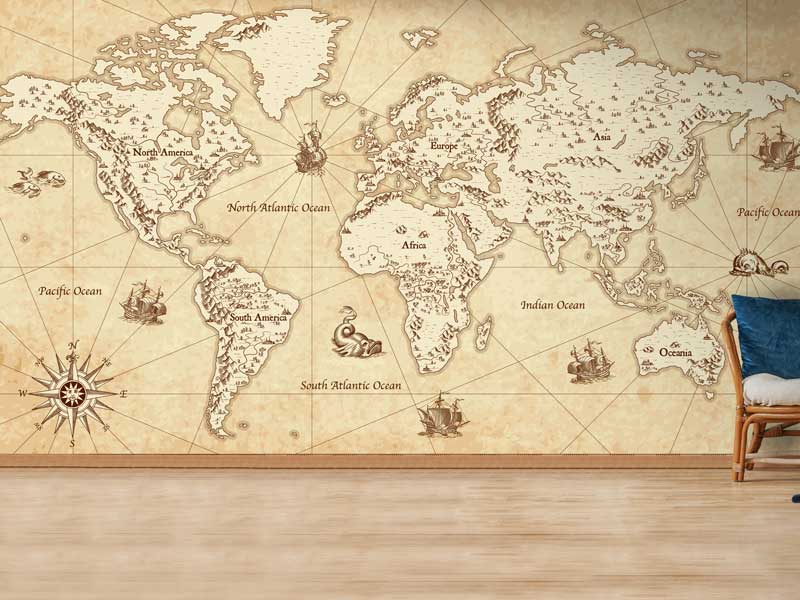 Vintage World Map