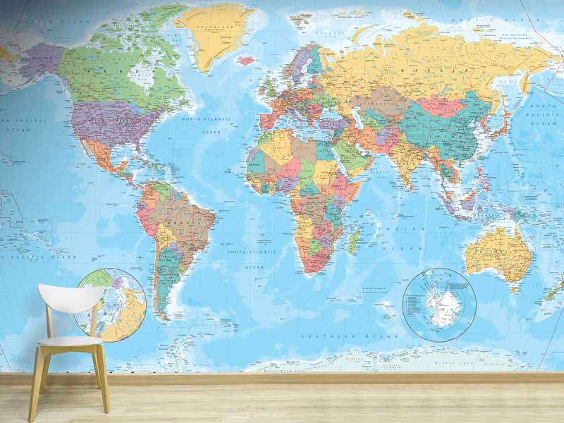 Collins Political World Map