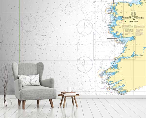North Atlantic Ocean Western Approaches to Ireland Wallpaper Mural