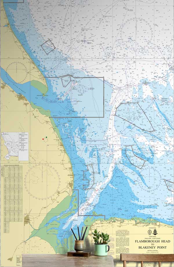 England - East Coast Flamborough Head to Blakeney Point Wallpaper Mural