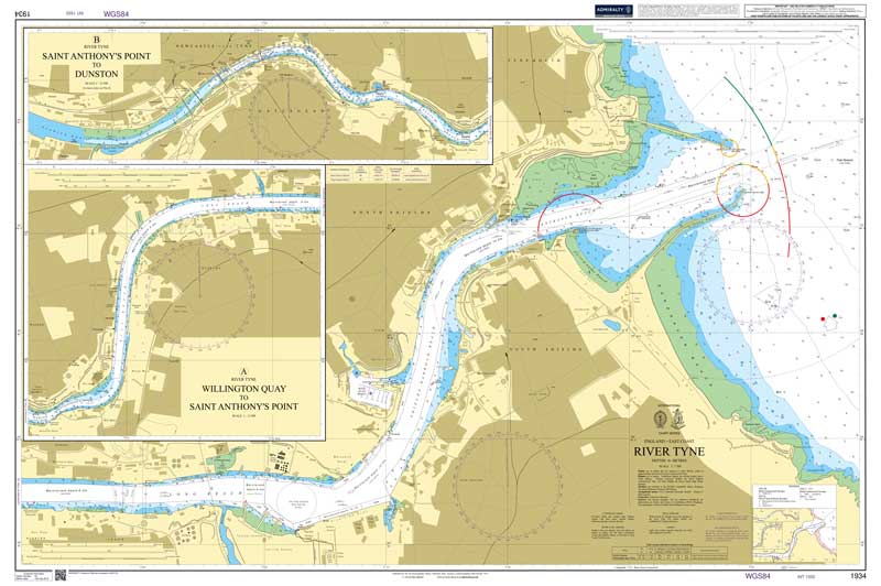 England - River Tyne Newcastle, Gateshead, North Shields, South Shields