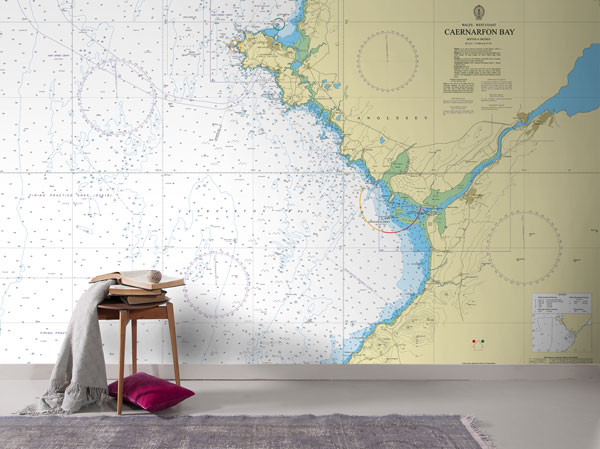 Caernarfon Bay Wallpaper Mural