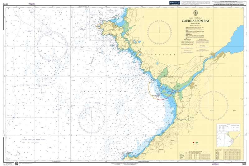 Admiralty Chart - Caernarfon Bay