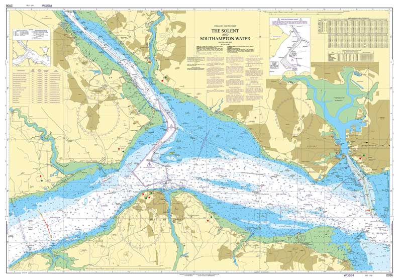 Southampton Water Chart