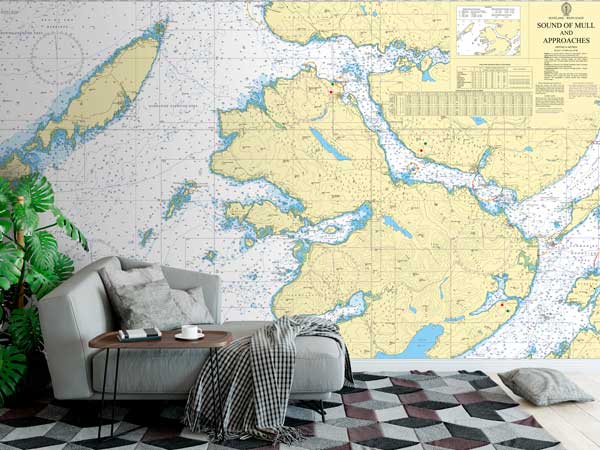 Scotland - Sound of Mull and Approaches Wallpaper Mural