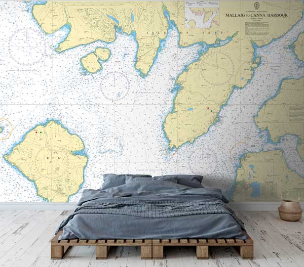Scotland - Mallaig to Canna Harbour Wallpaper Mural