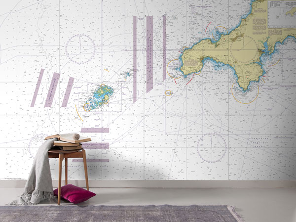 England - Cornwall St Agnes Head to Dodman Point inc Isles of Scilly Wallpaper Mural