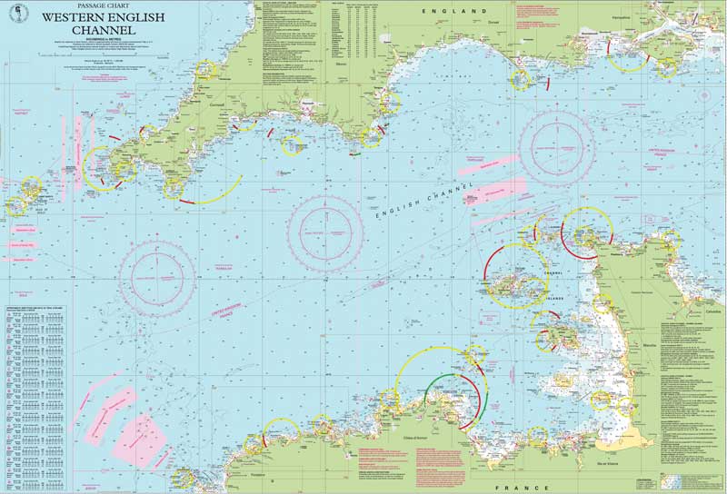 Imray Chart - Western English Channel