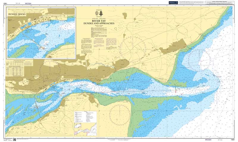 Admiralty Chart - River Tay Dundee & Approaches