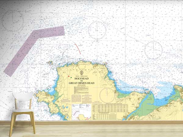 Holyhead to Great Ormes Head Wallpaper Mural