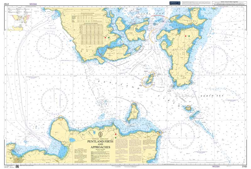 Admiralty Chart - Pentland Firth and Approaches