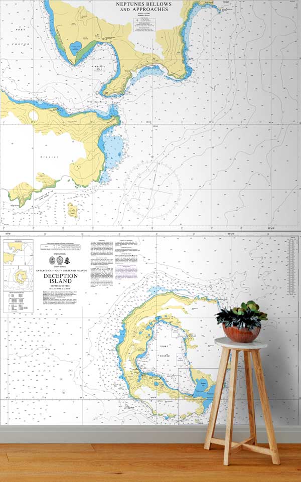 Antarctica - South Shetland Islands, Deception Island Wallpaper Mural