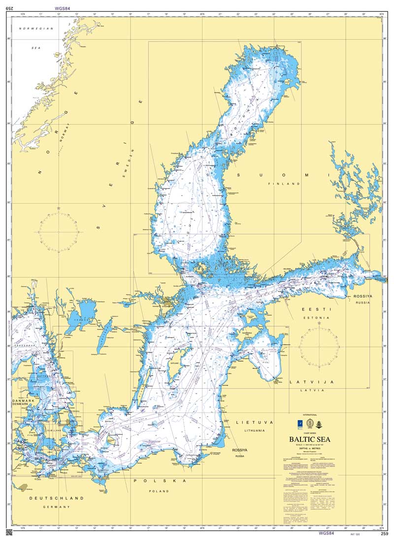 Admiralty Chart - Baltic Sea