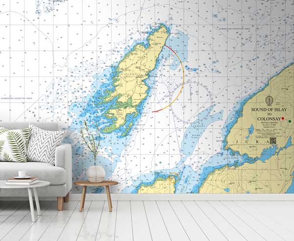 Sound of Islay to Colonsay Wallpaper Mural