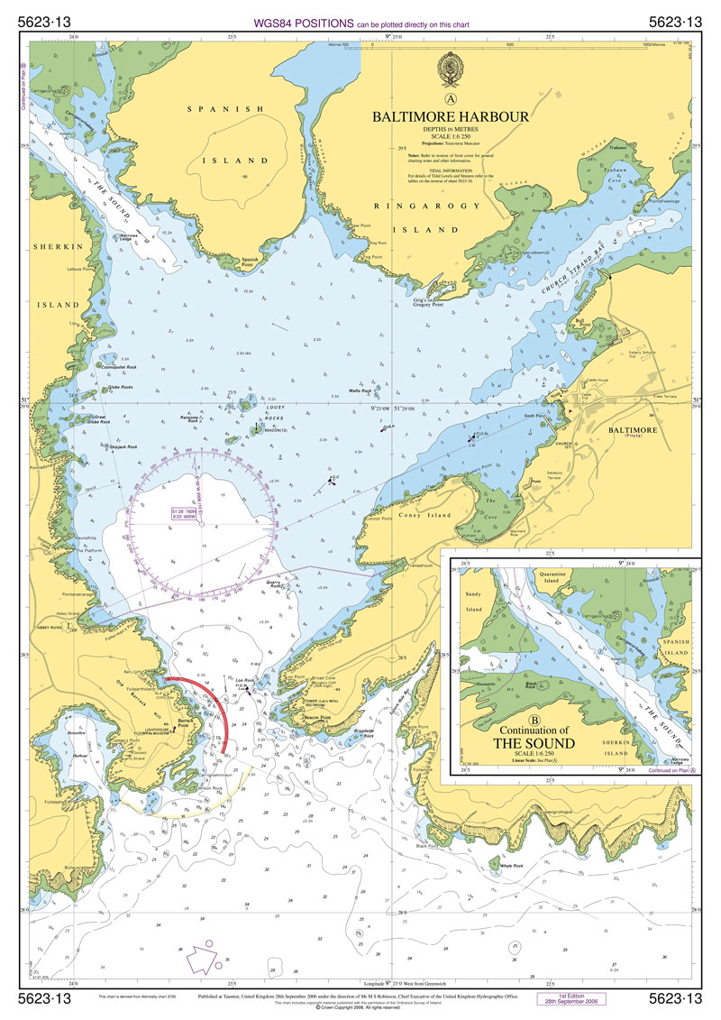 Admiralty Chart - Baltimore Harbour