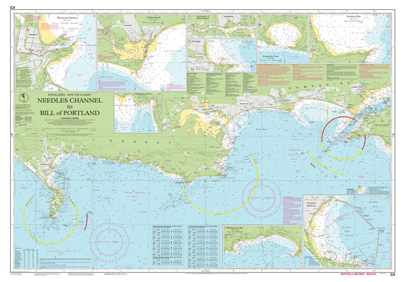 Imray Chart - Needles Channel to Bill of Portland