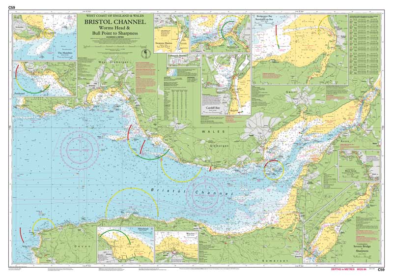 Imray Chart - Worms Head & Bull Point