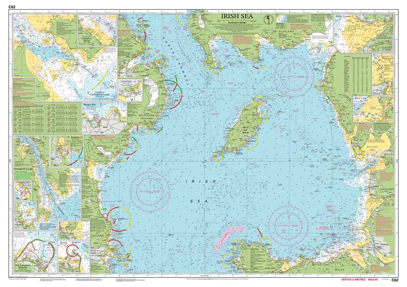 Imray Chart - Irish Sea