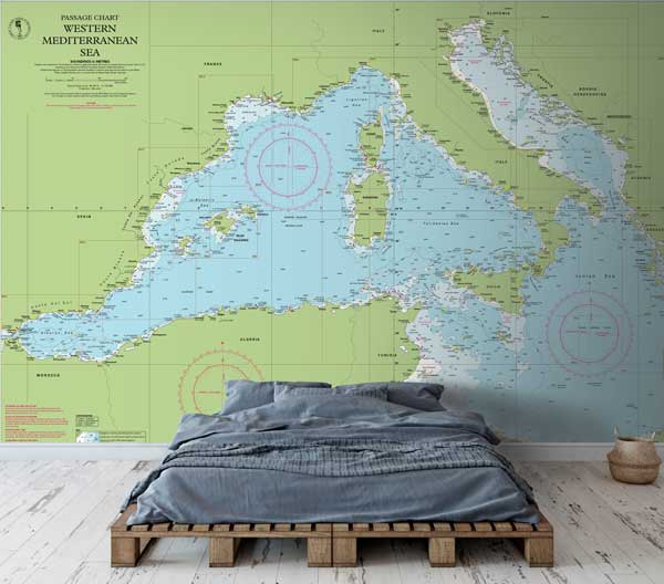 Western Mediterranean Sea Wallpaper Mural