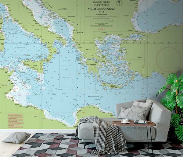 Eastern Mediterranean Sea Wallpaper Mural