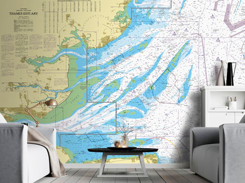 Thames Estuary Wallpaper Mural