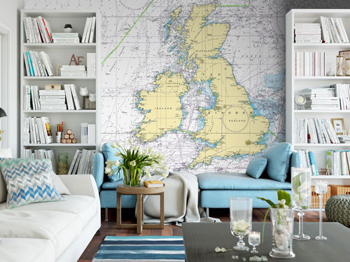 The British Isles Wallpaper Mural