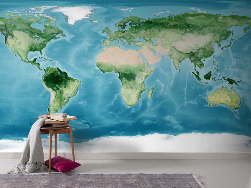 NASA Visible - Earth Observatory World Map