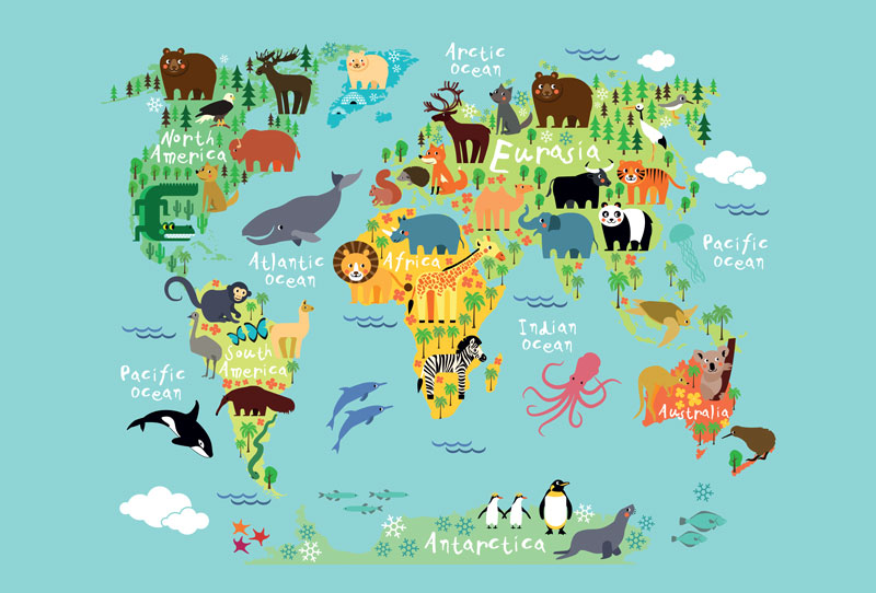 Kids World Map