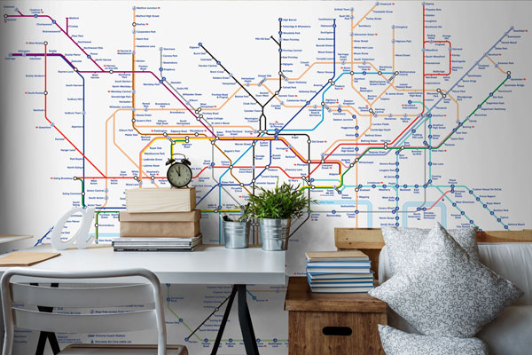 London Tube Map Wallpaper