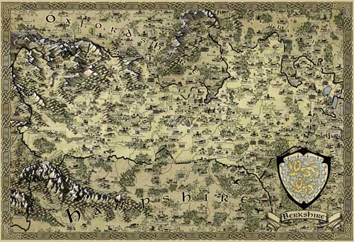 Berkshire Fantasy Map