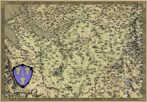 Cheshire Fantasy Map