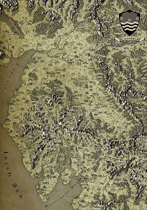 Cumbria Fantasy Map