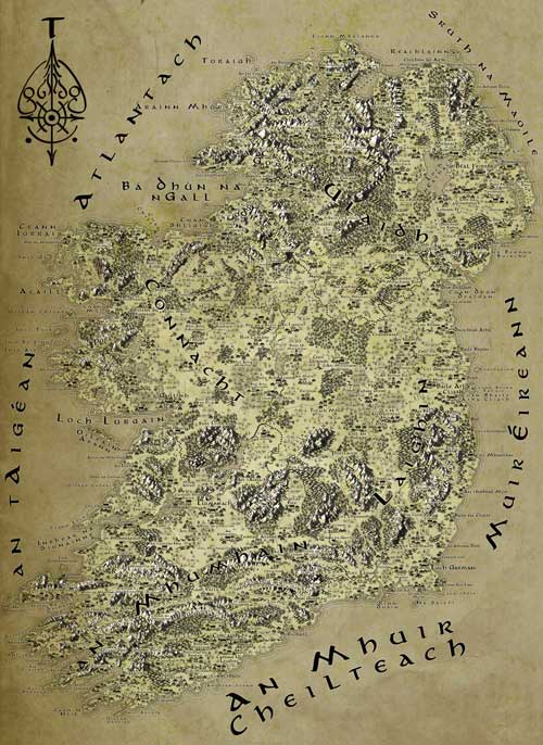 Ireland - Gaeilge Fantasy Map