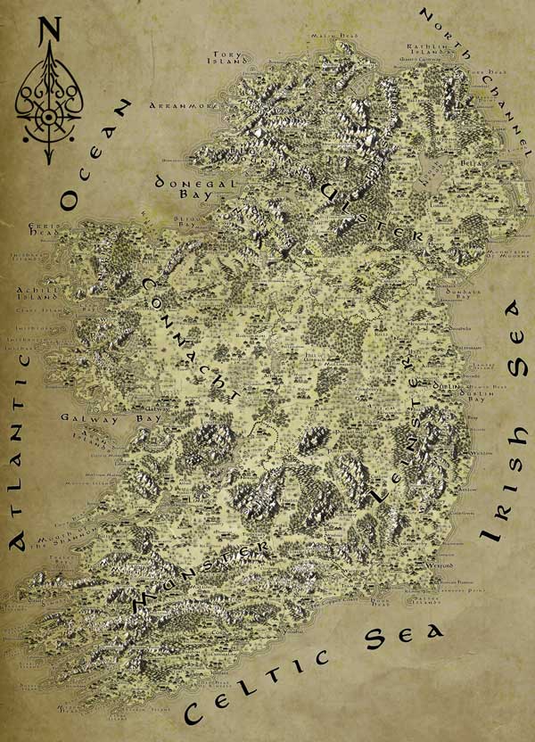 Fantasy Map of Ireland