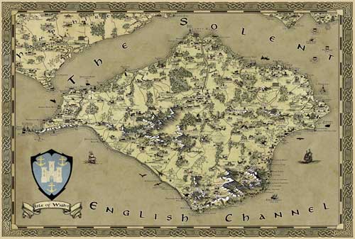 Isle of Wight Fantasy Map