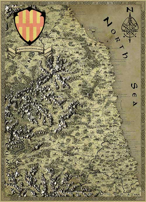 Northumberland Fantasy Map