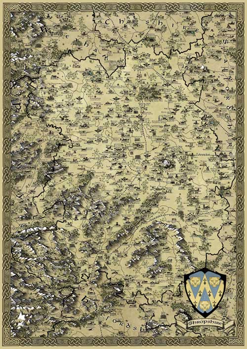 Shropshire Fantasy Map
