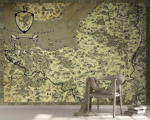 Maps Wall Murals, Map Wallpaper Murals