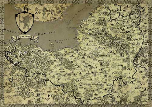 Somerset Fantasy Map