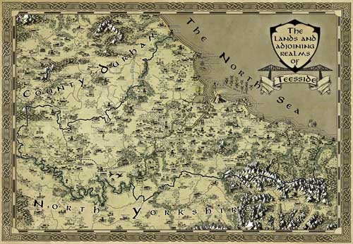 Teeside Fantasy Map