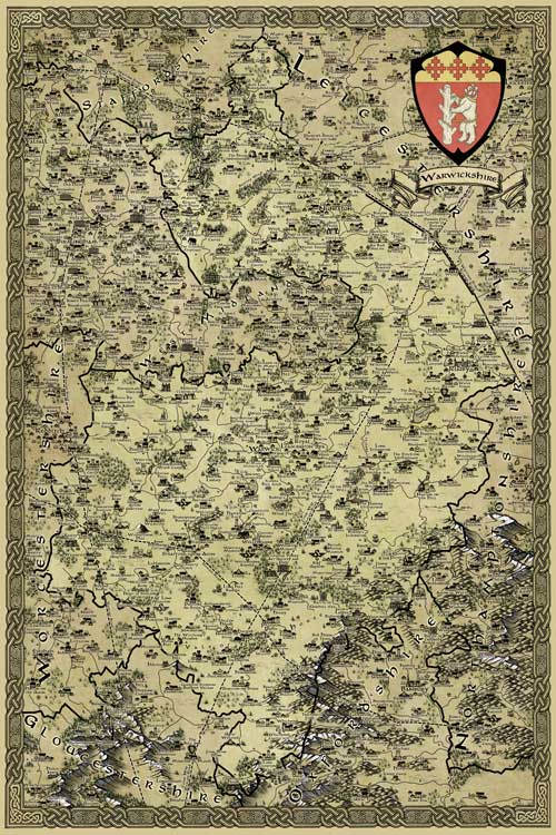 Warwickshire Fantasy Map