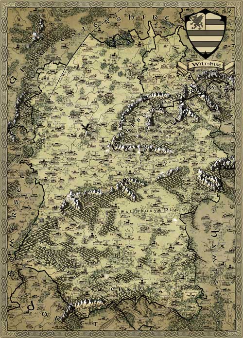 Wiltshire Fantasy Map
