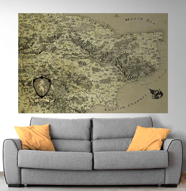 Fantasy Map Poster Prints