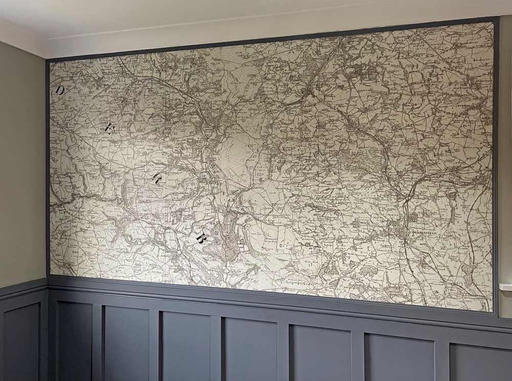 Ordnance Survey One-Inch to the Mile Wallpaper Map