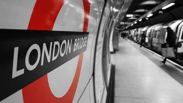 London Underground Station Sign