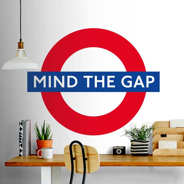 Mind The Gap - London Tube Map Roundel