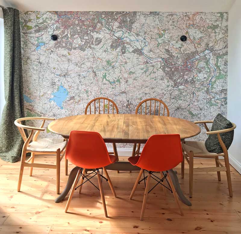 Ordnance Survey Map Mural