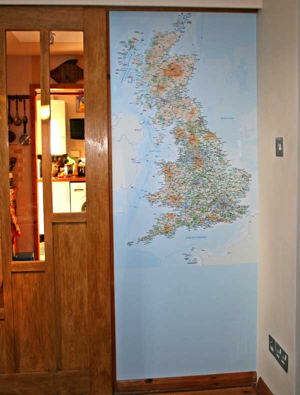 Great Britain MiniScale 1:1 Million map wallpaper